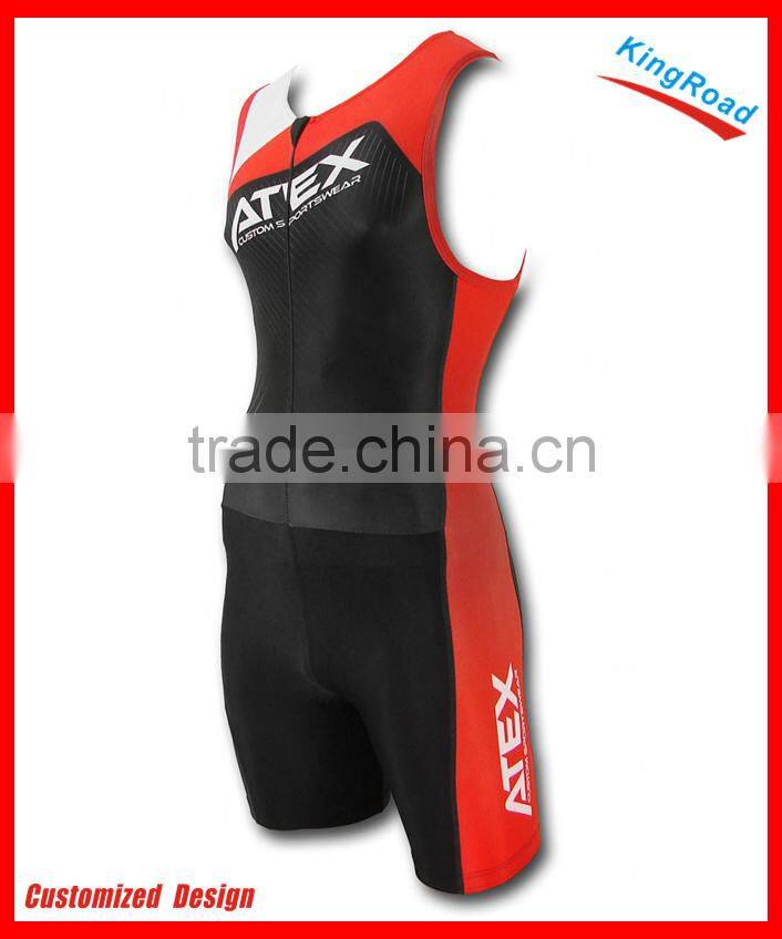Custom sublimated neoprene triathlon race tri suits
