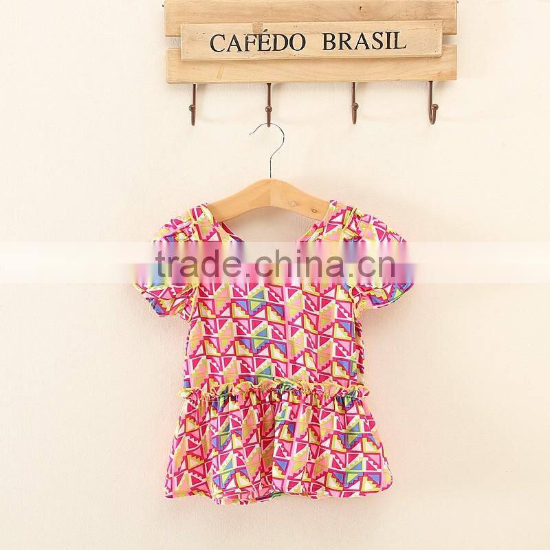 China wholesale Cheap girl Fashion Summer Baby Girl Suits Print Kids Clothing Sets South Africa style girls dress