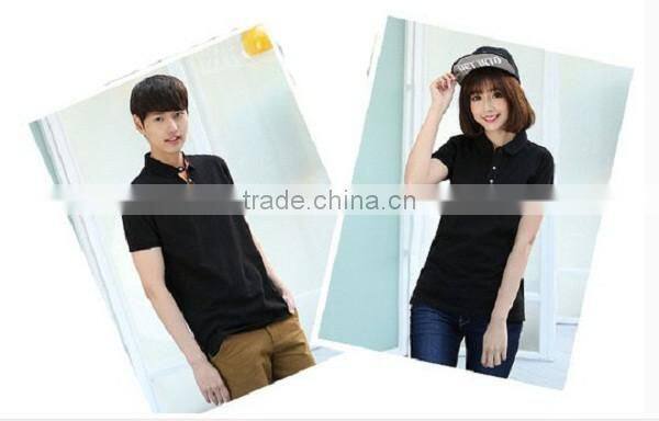 Jiangxi China 2017 new style good sale custom couples Polo shirt