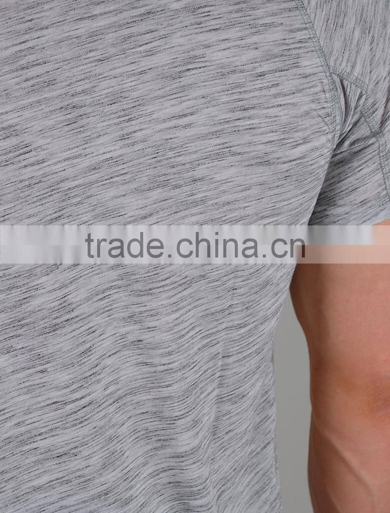 slub cotton mens triblend t shirt wholesale