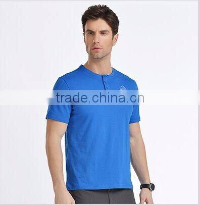 high elasticity fitness clothing blank t-shirt with soft fabric