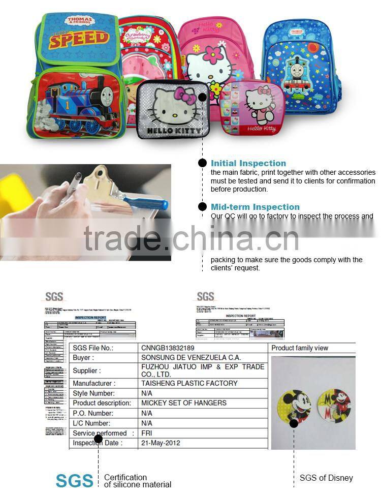 Popular Design Custom Cheap Prices Sales Kids School Bag Set