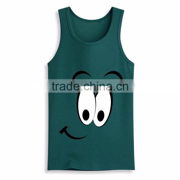 Bulk Cheap Price Latest Pattern Mens 100 Cotton Designer Casual Burnout Tank Top