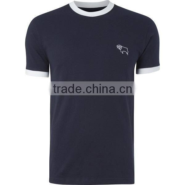 100% ring spun cotton custom t-shirts no minimum