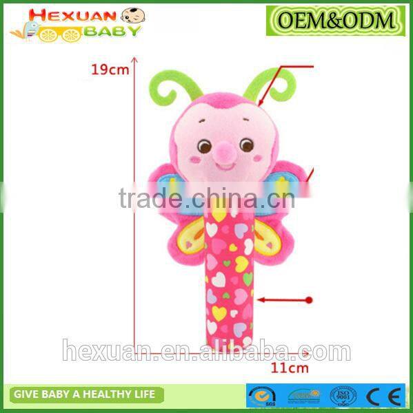 Baby develop soft interactive toys hand ring bell baby musical hanging toys