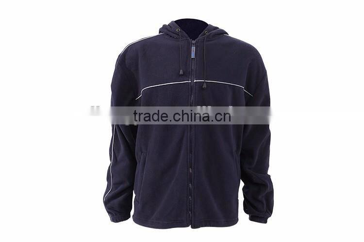 Custom men's 100 polyester polar fleece outdoor jacket