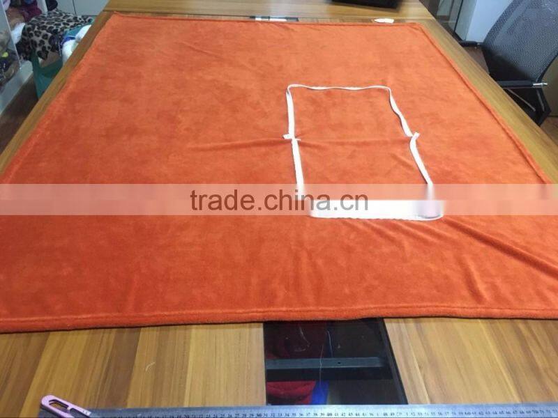 Custom animal travel pillow blanket best for traveling/camping/hiking/outdoor/airline