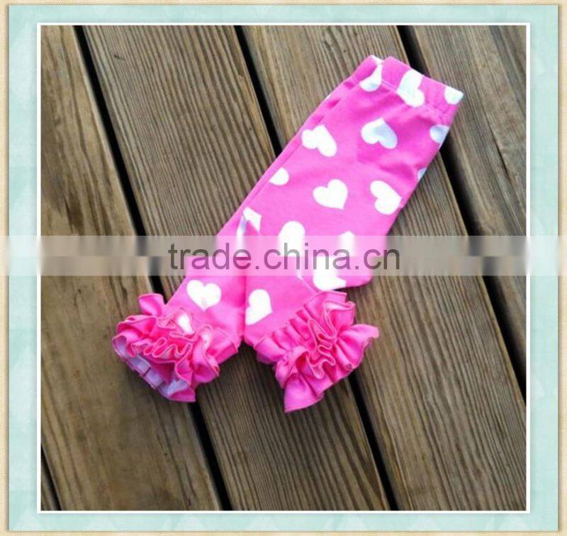 valentines clothing wholesale icing pants pink hear valentines day icing baby leggings