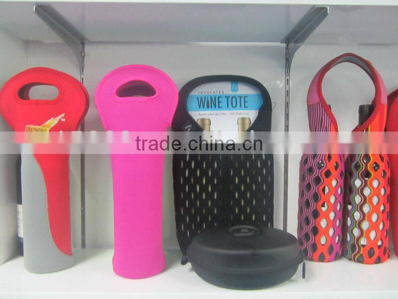 GR-B0318 unique design neoprene wine bottle holder