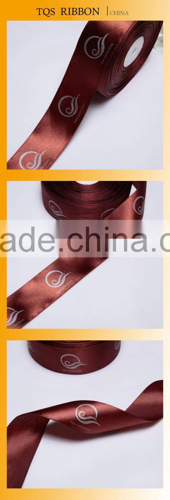 Cheap Custom Printed Logo Satin Tape