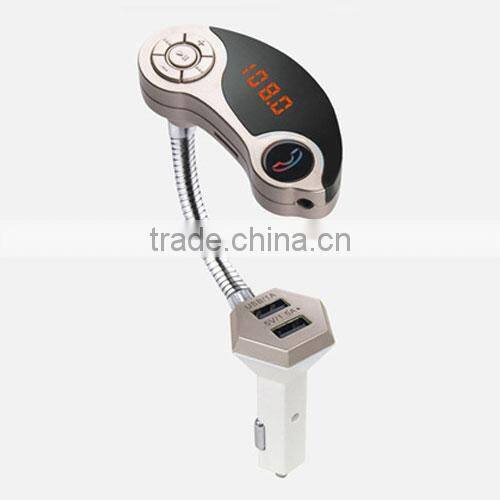 GT86 Car MP3 Dual USB MP3 MP3 Bluetooth Player/Design Of Double Charger For MP3 Player Wireless Bluetooth FM Transmitter