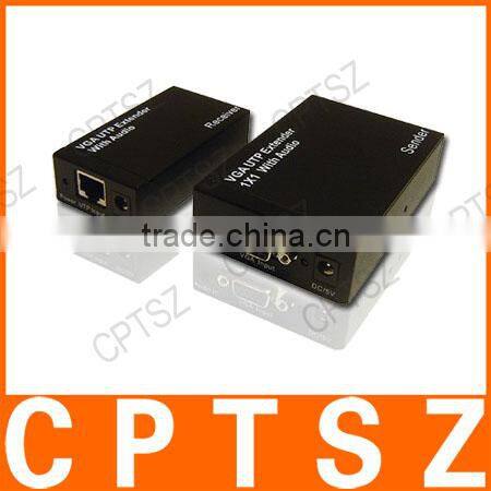 UTP VGA Audio/Video Extender - Black