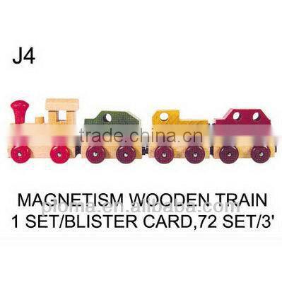 TOYS FOR KID (J4) MAGNETISM WOODEN TRAIN