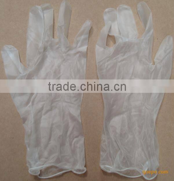 Disposable non-allergic powdered free vinyl medical gloves