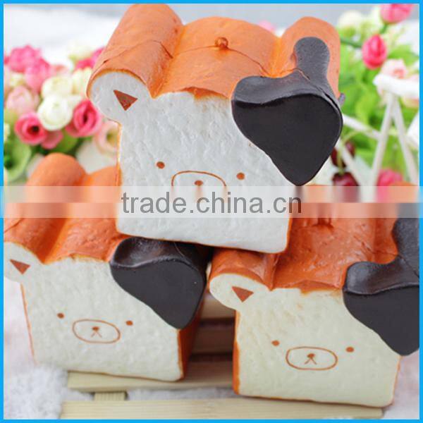 Hot selling cute bear bread slow rising squishy kawaii toys