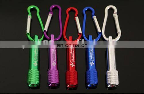 Hot selling top quality Novelty aluminium led carabiner for climbing