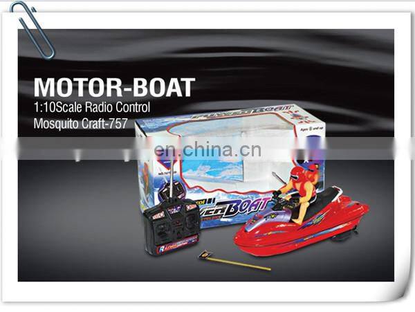 New arrival 1:10 Scale Speed boats toys Plastic RC boat Motor boat