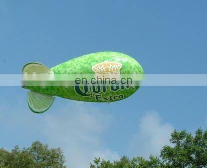 inflatable Yellow Zeppelin, Flying Airship for outdoor promotion event