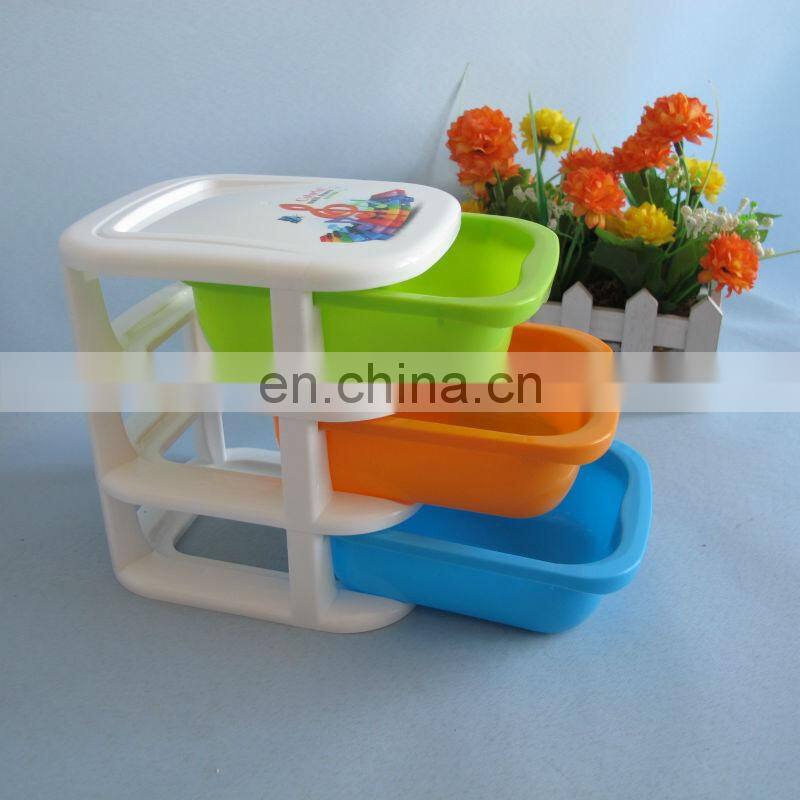 2014 new product plastic 3 layer storage drawer
