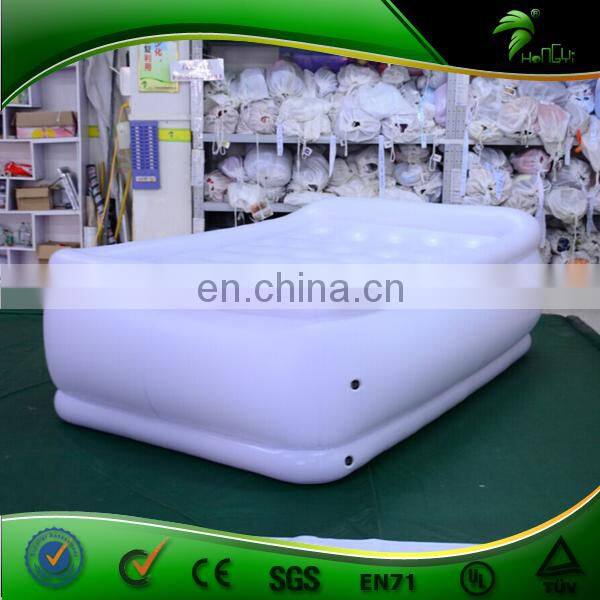 2 m White Inflatable Air Bed Replica Inflatable Bed Shape Bench Furniture Ornaments Couch Balloon