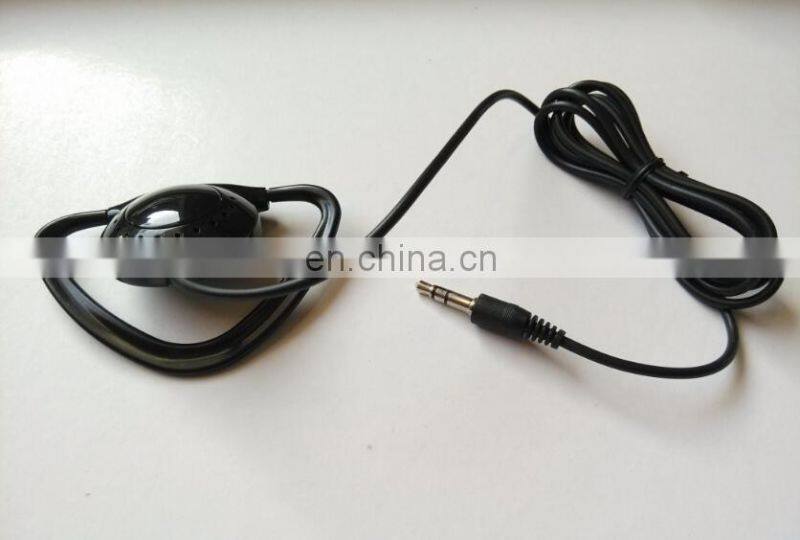 Promotion D-Shape Single earphone/ hook single earphone / Meeting earphone