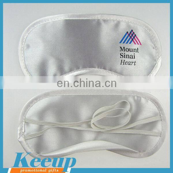 Best selling items custom printed airline satin travel eye mask sleep