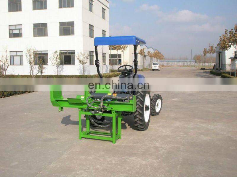 404 tractor with hole digger