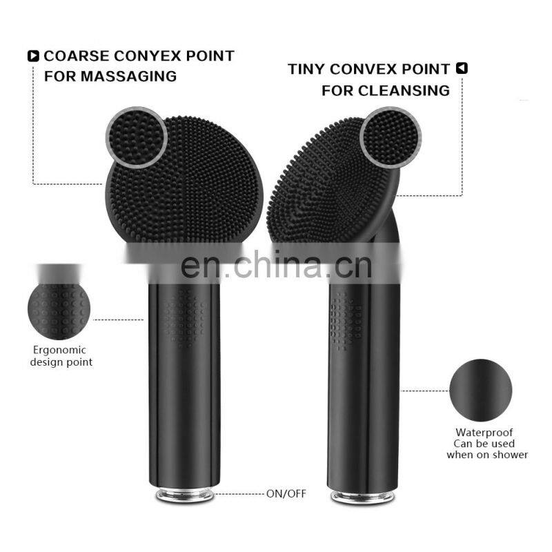 LEVETT Myris Personal Skin Care Silicone Face Cleaner Brush Waterproof Facial Cleaner for Man