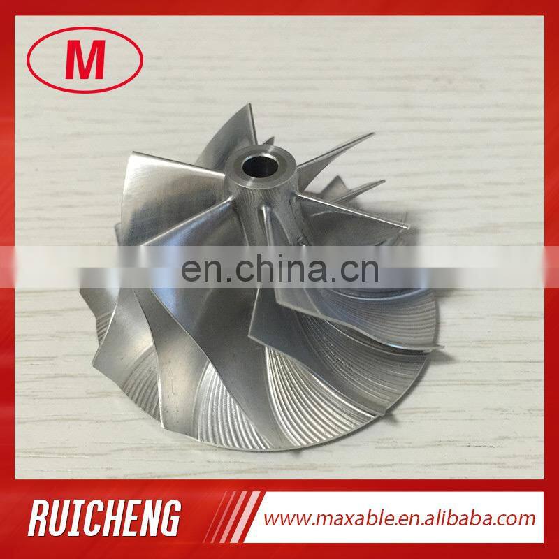 RHF5 44.20/58.00mm 6+6 Blades high performance billet/milling/aluminum 2618 turbo compressor wheel