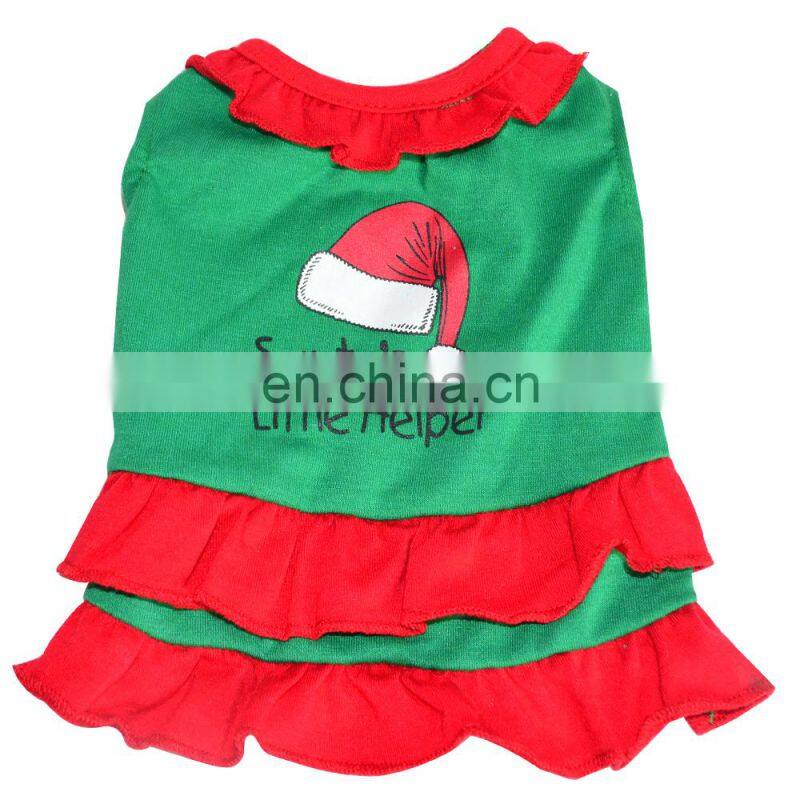 xmas fitness pet clothes dog dress for christmas