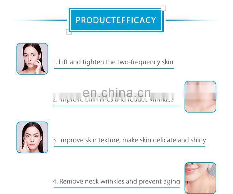 Skin Therapy facial lifting wrinkle removal radar line engraving+hifu device for anti-aging