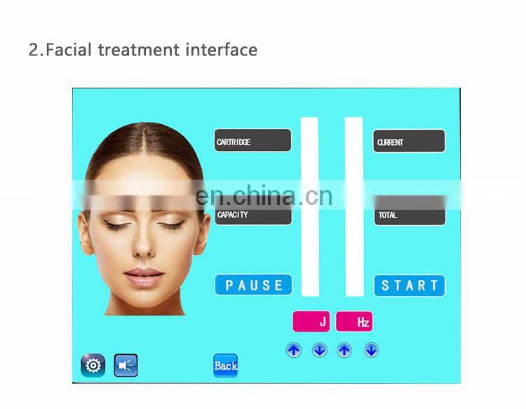 Skin Therapy facial lifting wrinkle removal radar line engraving+hifu device for anti-aging