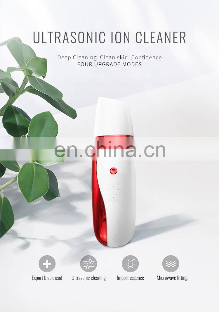 Home Use Beauty Ultrasonic Shovel Skin Instrument Skin Scrubber Ultrasonic For Sale