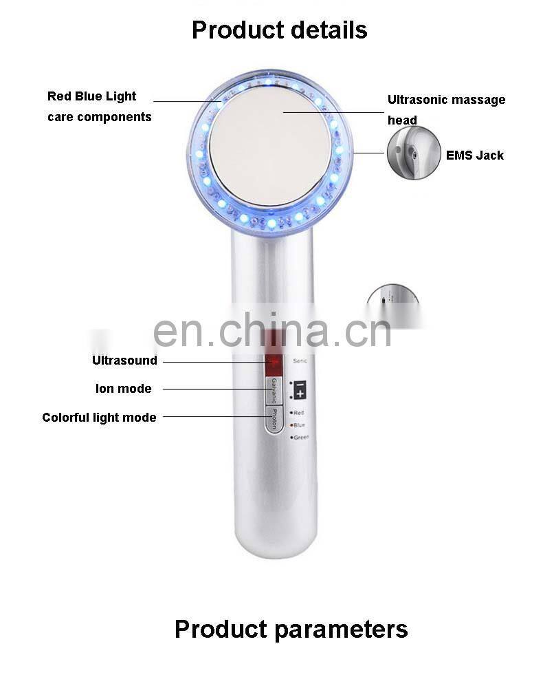 7 in 1 Weight Loss Body Slim Heat Therapy Electric Massager Ultrasonic Cavitation Fat Cellulite Lipo Toner Slimming Machine