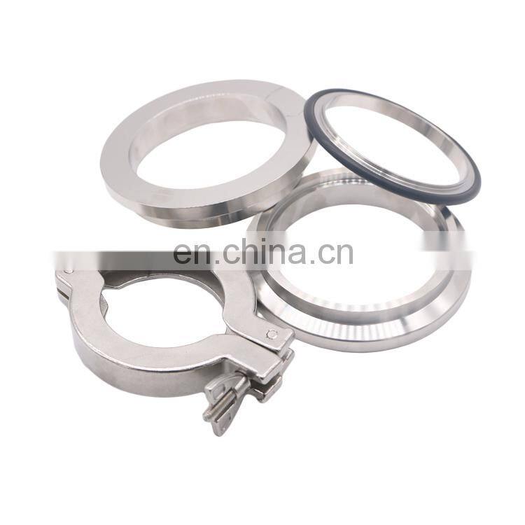 Stainless Steel Vacuum Pipe Fitting KF Clamp Vacuum Components