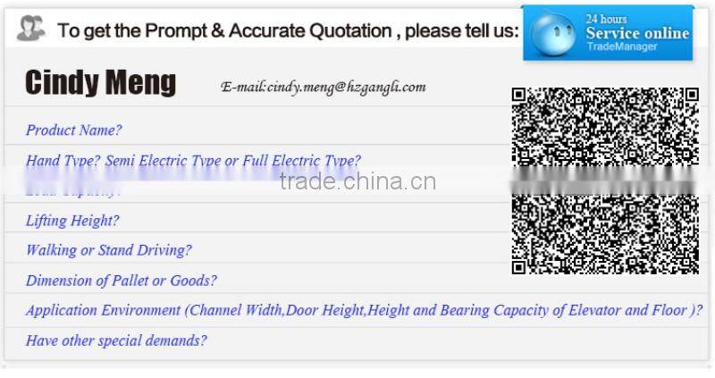 Counter Balance Stacker with CE for sale