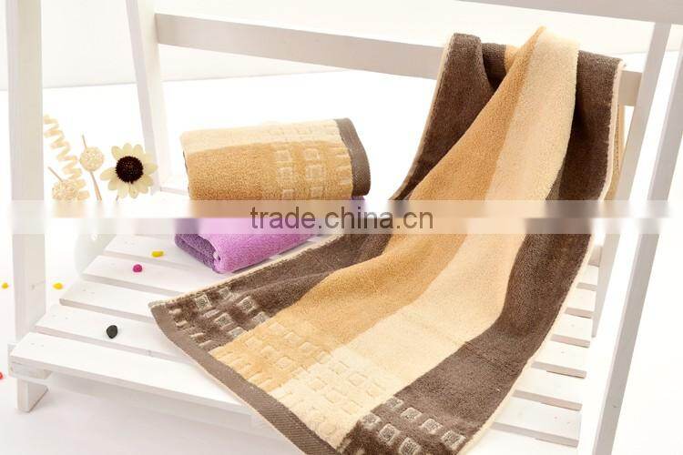 Factory direct sale cotton stain jacquard thick face towel