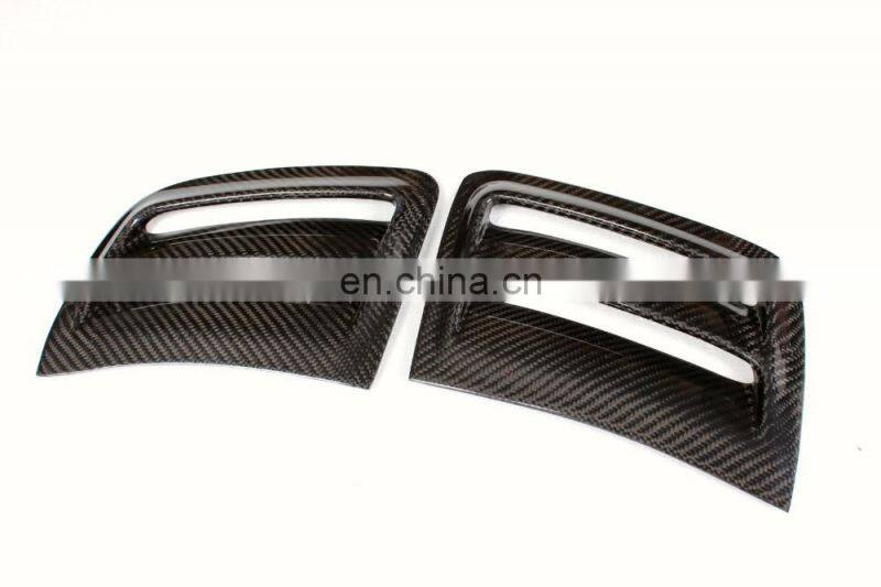 Carbon Fiber Front Bumper Side Vents Cover for Mercedes W204 AMG C63 08-11