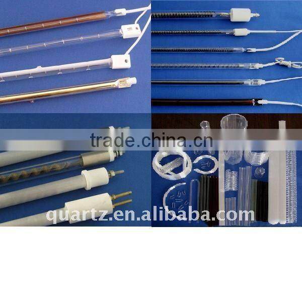 circle sharp milky quartz tube