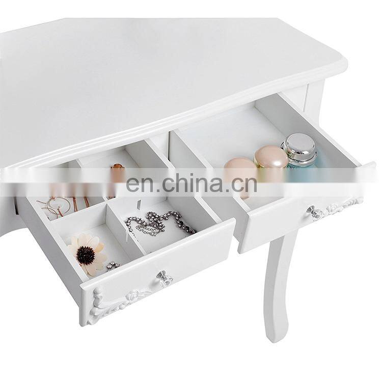 Mini Girl Furniture Design Mirror Child Wood Mirrored Dressing Table