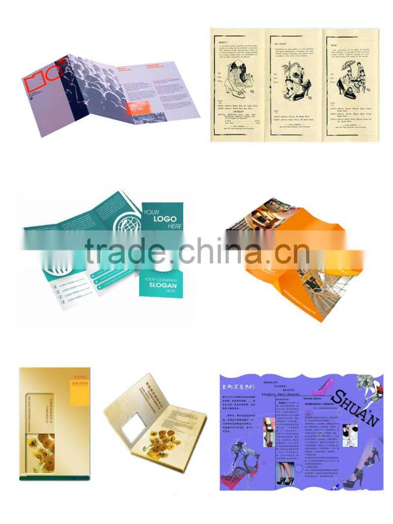 Custom leaflet printing booklet printing manufacturer China (mainland)