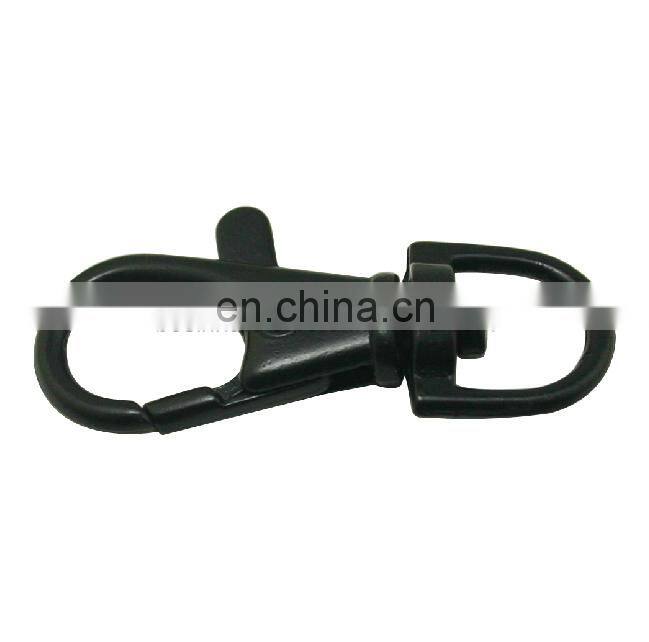 Finely Processed Metal Black Lanyard Snap Hook Swivel Trigger Clip
