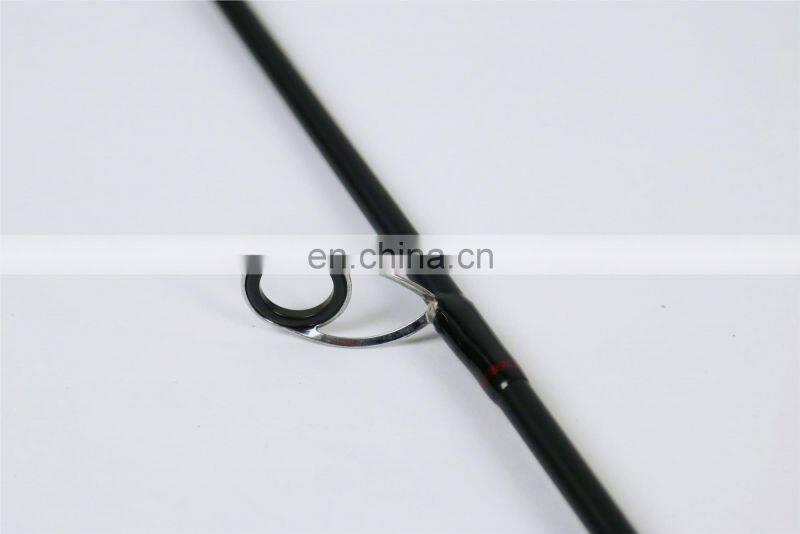 One section 1.8m Jigging Lure Spinning Solid Carbon Fishing Rod with Blue Handle