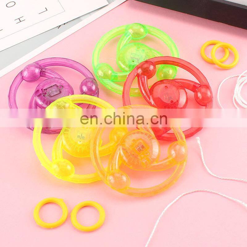 Flash Pull Line Led Flywheel Hot Fire Wheel Glow Flywheel Whistle Creative Classic toys for Children Gift