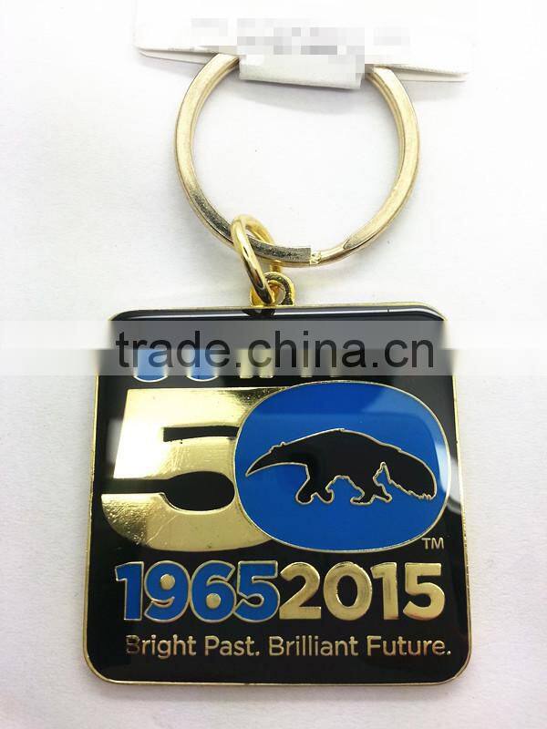 soft enamel custom key chain with epoxy
