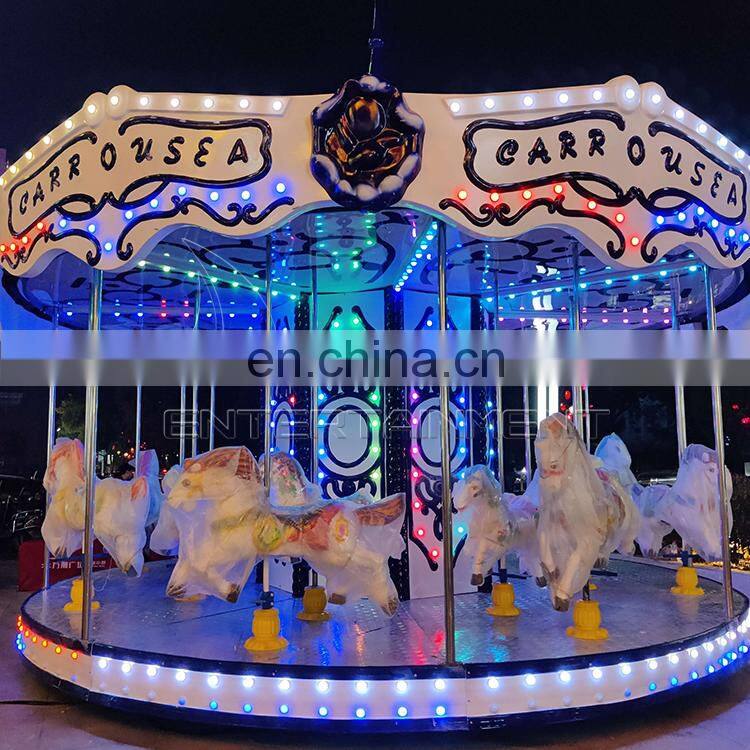 Merry go round supplier park carousel rides for sale