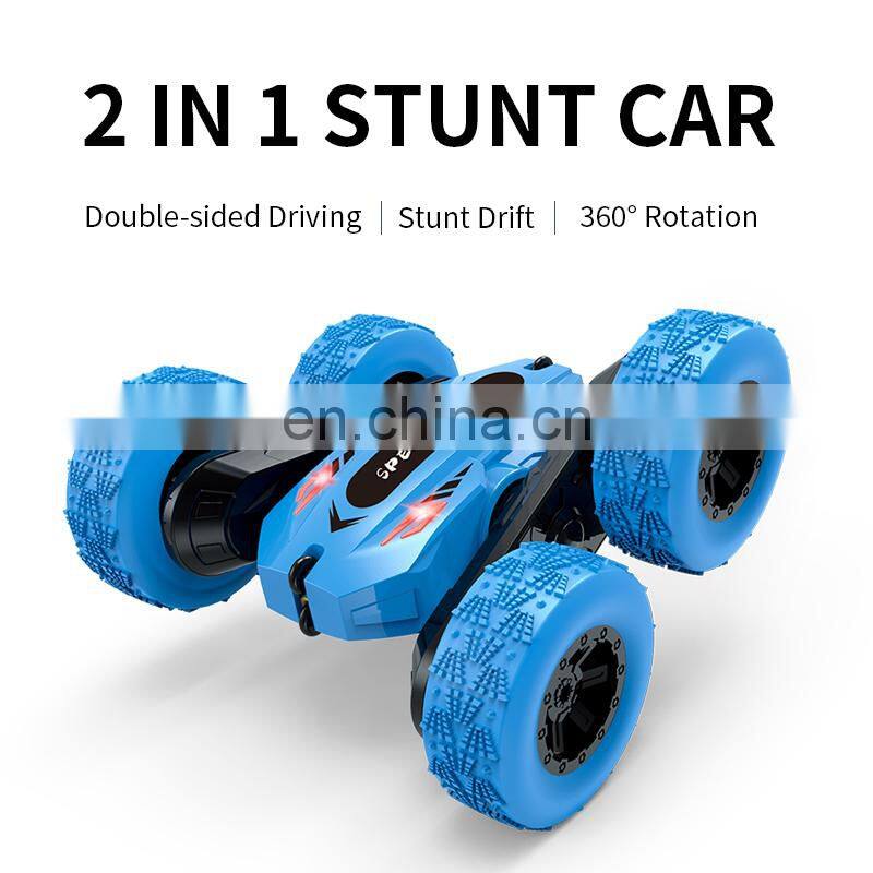 Great Christmas Gift JJRC Q95 2 Play Modes Double-sided Running 360 Rotating Remote Control Stunt Car for Kids