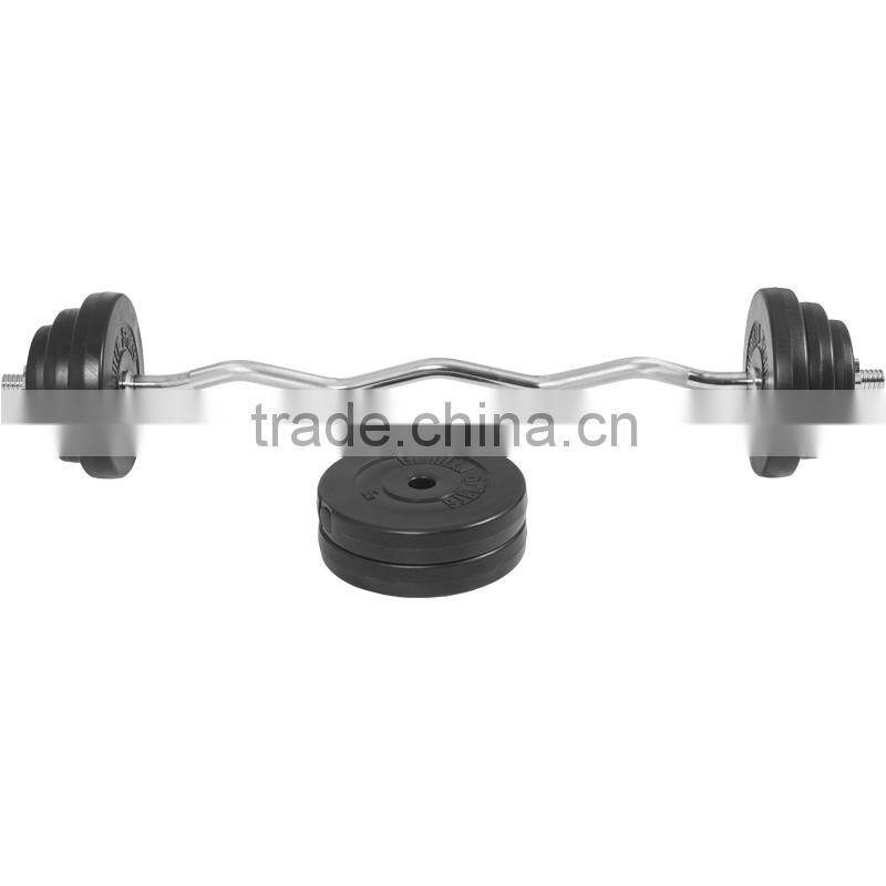 Cement Plates Plastic-Coated EZ Curl Set 35kg