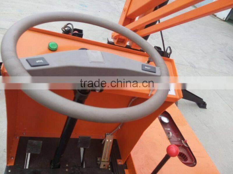 CKT series Diesel engine crank arm lift platform/four wheels movable aerial work platform