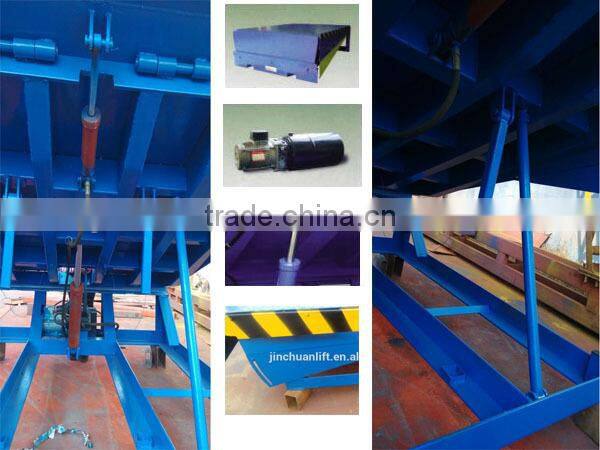 high configuration fixed loading cargo elevator/stationary dock ramp